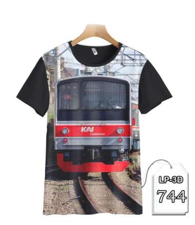 Kaos Kereta Api KRL Kaos Kereta Api Commuter Line #LP3D-744 - DEWASA DEWASA - S