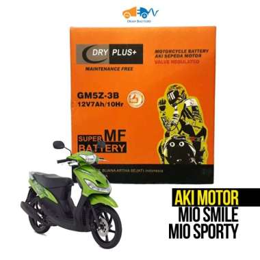 Aki Motor Mio Smile / Mio Sporty / Mio Lama Dryplus Gm5Z3B - Aki Gel