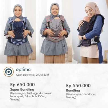 Optima V3 Half Woven Nana Baby Carrier Gendongan Bayi Ssc Ergonomis Multicolor