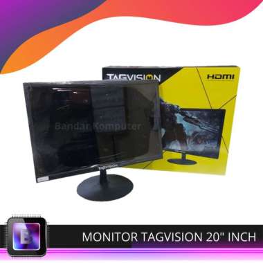 MONITOR TAGVISION 20 INCH VGA HDMI SPEAKER LED GAMING 20" Multivariasi Multicolor