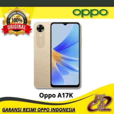 Oppo A17k 3/64 - Garansi Resmi Oppo Indonesia 1 Tahun Blue