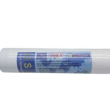 Saringan Air Water Filter Oxy Filter Cartridge Filter Air Water Tech 10 Inch 0.5 Micron