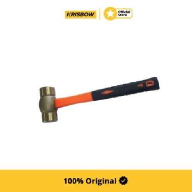 Krisbow Brass Hammer Palu Kuningan Handle Fiberglass 400 Gr