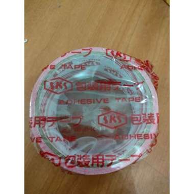 Lakban kain Warna / cloth tape merk sks 2 inch x 4m / kain hitam Warna Warni Merah