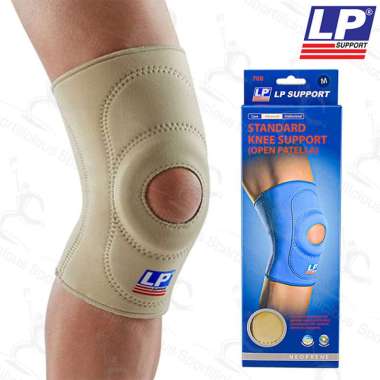 LP SUPPORT NEOPRENE STANDARD KNEE SUPPORT (OPEN PATELLA) 708 TAN/ KREM XL