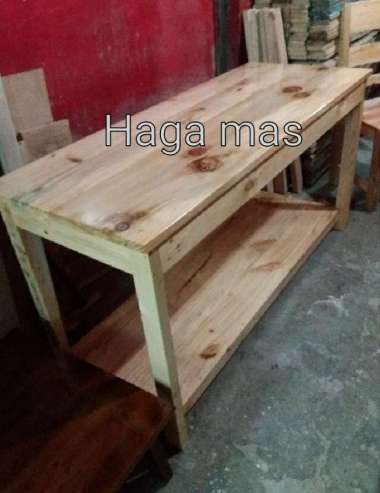 Meja Kayu / Meja Aquarium / Meja Akuarium / Meja Kayu Aquarium Multicolor