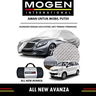 Cover Mobil / Sarung Mobil AVANZA Merk FUSION R / Cover Mobil Putih Fusion R
