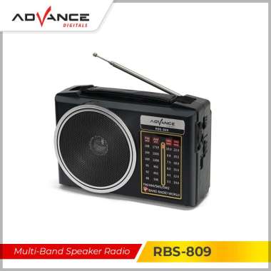 Advance RBS809 Multi-Band Speaker Radio Portable Garansi Resmi 1 Tahun Hitam