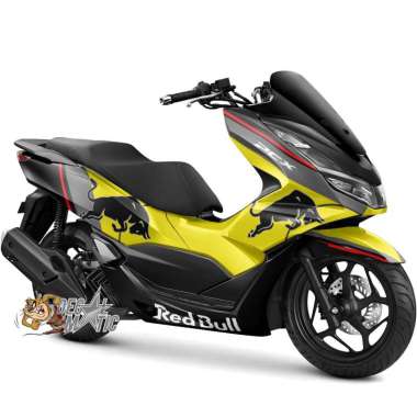 Decal Stiker Full Body Motor Honda PCX 160 / PCX150 Banteng Merah PCX 160 Kuning
