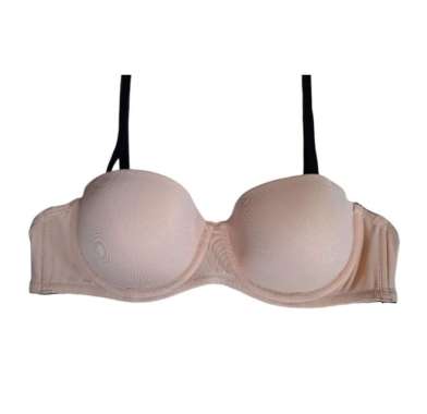 Bra Half Cup Nude Line Black Wire Tali Bisa Lepas 36B