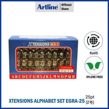 ARTLINE Xstamper Xtensions Alphabet Stamp / Alfabet Stempel EGRA-25M