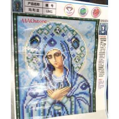 Maostore Diy Lukisan Diamond Painting 5D Bunda Maria Mary Mother Dpr6 Multicolor
