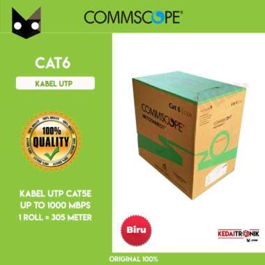Kabel Lan UTP CAT6 RJ45 COMMSCOPE AMP Comscope Cat 6