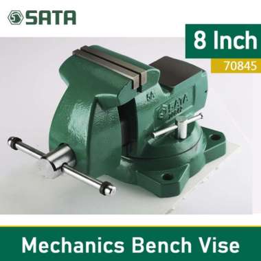 Ragum 8 Inch Mechannics Bench Vise 70845 Sata Tools Multicolor