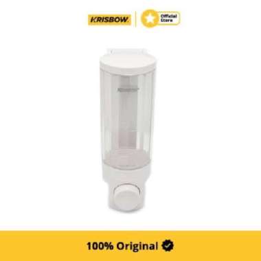 Krisbow Dispenser Soap Tempat Sabun Single 400Ml - Putih