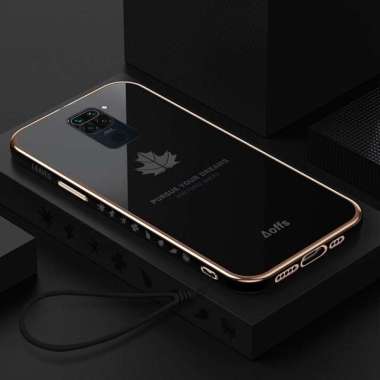 Promo Case Maple Redmi Note 9 Pro Softcase Silicon Electro Plating Bonus Tali Strap REDMI NOTE9PRO B