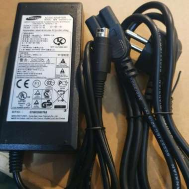 Promo Adaptor Samsung 12V 5A 4 Pin Adaptor Dvr Hikvision Colokan 4 Pin Multicolor
