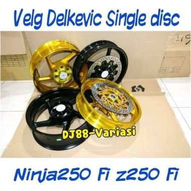 Velg Delkevic Ninja 250R Ninja 250 Fi Z250 Fi Velg Racing Tapak Lebar Multicolor