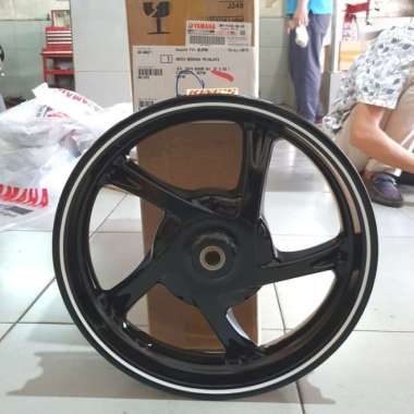 Velg, Racing, Belakang Xride, X-Ride Hitam (2Bu) Asli Yamaha Multicolor