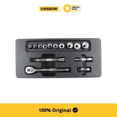 Krisbow Set Kunci Sok Socket Sq3/8 Inci 10-22 Mm Lpsot2
