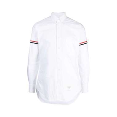 Thom Browne Armband Classic Cotton Shirt White 4 White