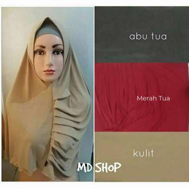 hijab Langsung pakai bahan jersey