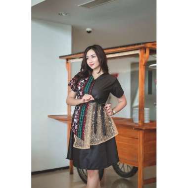 DRESS TILE MUTIARA MEWAH DRESS KONDANGAN | DRESS TENUN | ATASAN TENUN | BLOUSE TENUN GOLD TILE