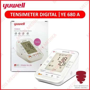 Tensimeter Digital Yuwell Ye680A Alat Ukur Cek Tekanan Darah Tensi