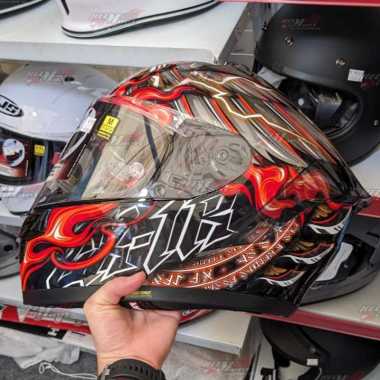 Helm NJS ZX-1R VALOR - Helm NJS ZX1R ZX1 Flat Visor M GLOSSY/ KILAT