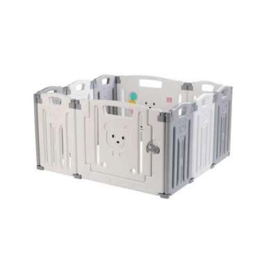 Parklon Fence Folding 12+2 / Pagar Main Bayi Monochrome