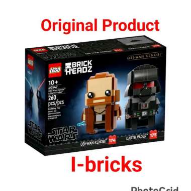 LEGO Brickheadz 40547 Obi Wan Kenobi & Darth Vader multycolour