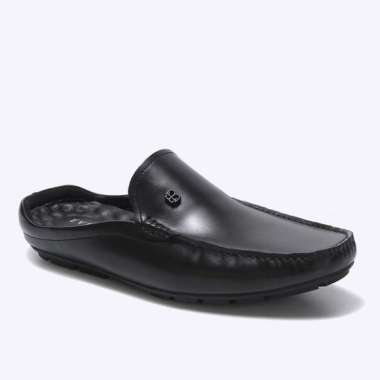 EM08 SEPATU SANDAL PRIA EVERBEST ORIGINAL SENDAL SELOP SLIP ON KULIT HITAM