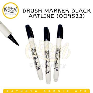 BRUSH MARKER ARTLINE / ARTLINE BRUSH SUPREME / SPIDOL KALIGRAFI BLACK 009523