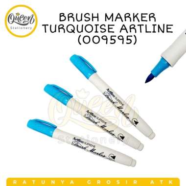 BRUSH MARKER ARTLINE / ARTLINE BRUSH SUPREME / SPIDOL KALIGRAFI TURQUOISE 009595