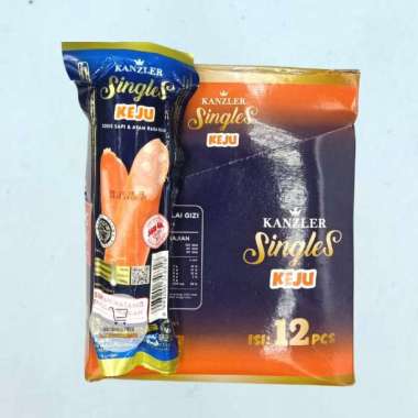 (1BOX) Kanzler Singles Kanzler Sosis Singles Siap Makan Keju