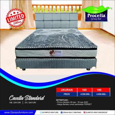 PROCELLA KASELA SPRINGBED SET 180X200