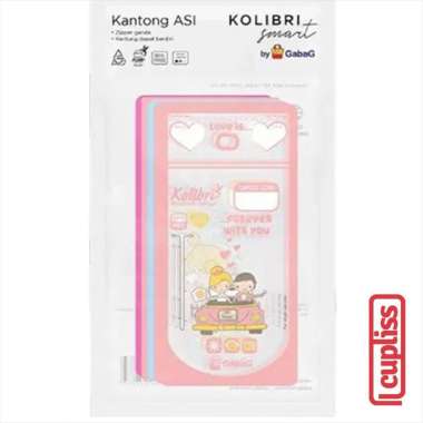 Gabag Kolibri Kantong ASI Smart 100ml Love Story 30pcs
