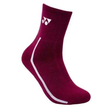 New Kaos Kaki Yonex / Yonex Men Socks Tru3D TruDry 1869 SM Plum Red