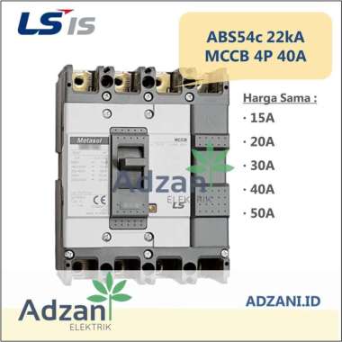 MCCB 4P 40A 22kA ABS54c LS Metasol LSis