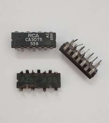 IC CA3075 FM IF Amplifier-Limiter / Detector / Audio Preamplifier