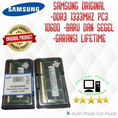 RAM LAPTOP NB DDR3 8GB 1333MHZ PC3 10600 SAMSUNG ORIGINAL