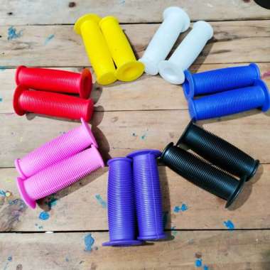 Grip Handlegrip Sepeda Anak BMX Mini Bahan Karet Kuning