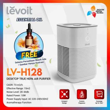 Levoit LV-H128 Desk Air Purifier Dual HEPA Filter H13 Aromatherapy  Pembersih Udara Ruangan Rumah Kantor