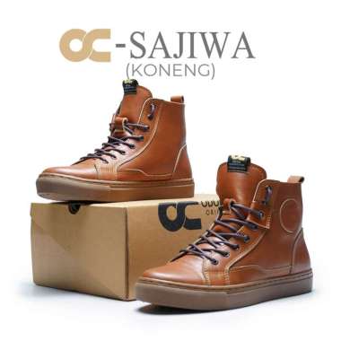 EXCECUTIVICE SEPATU KULIT PRIA OC SAJIWA 40 KONENG/TAN