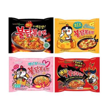 Promo Harga Samyang Hot Chicken Ramen Extra Hot 140 gr - Blibli