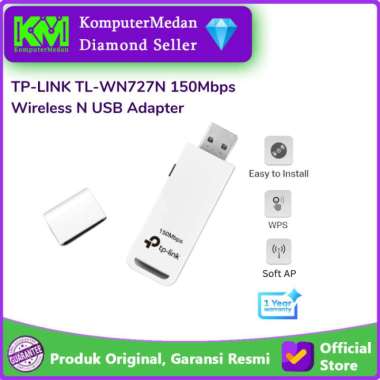 TP-LINK TL-WN727N - 150Mbps Wireless N USB Adapter 727N