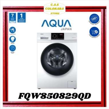 MESIN CUCI AQUA JAPAN FQW850829QD MESIN CUCI FRONT LOADING 8,5 KG FQW850829 FQW8508 850829QD MESIN C