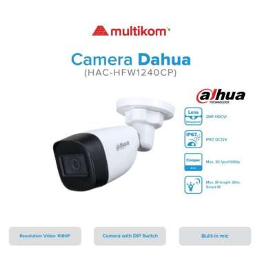 DAHUA HAC-HFW1240CP-A-DIP CAMERA DAHUA AUDIO OUTDOOR 1080P