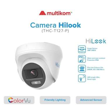 CAMERA INDOOR COLORVU 2MP Hilook THC-T127-P