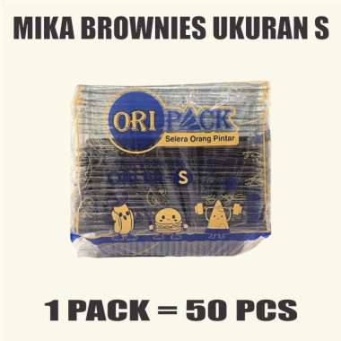 HCS - Mika Brownies S Kecil / Mika Brownis M Sedang / Mika Bronis L Besar Per Pack Mika Kue Bolu (is